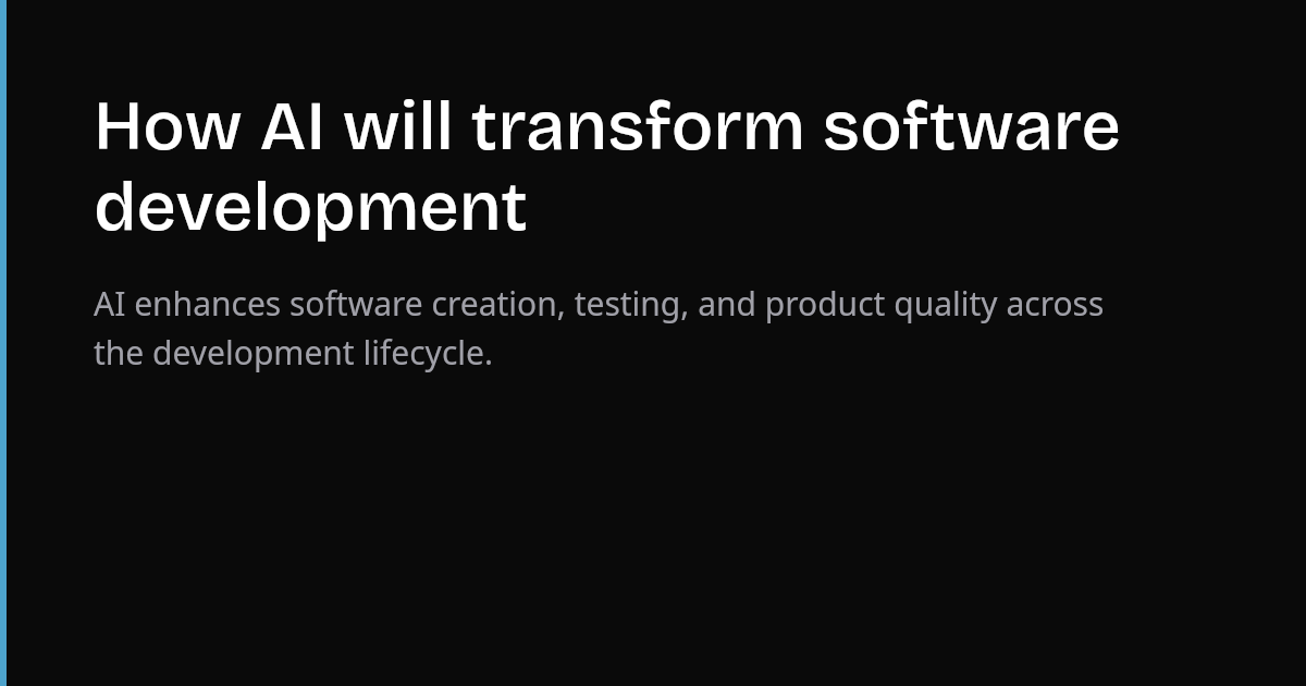 How AI will transform software development | Pattern